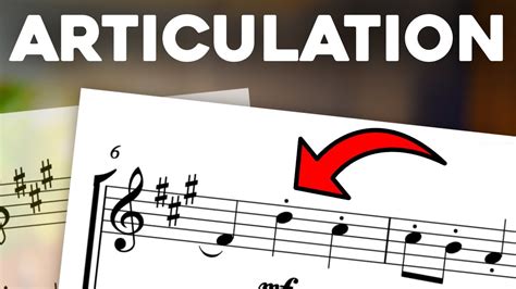 what does articulation mean in music